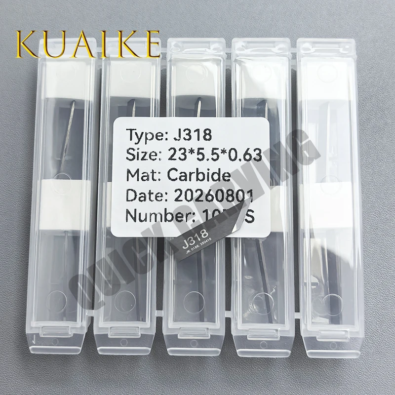 10PCS JWEI J318 Carbide Oscillating Knife Vibration Blade JINGWEI CNC Digital Cutting Blade