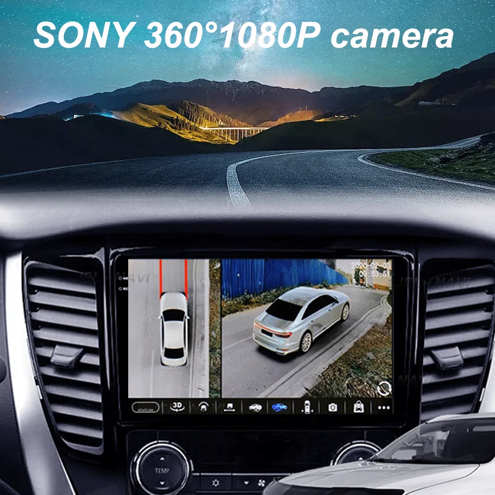 Android 15 For Mitsubishi Pajero Montero Sport 3 2015-2021 Car Multimedia Radio GPS DPS IPS CarPlay 360 Panoramic Optical