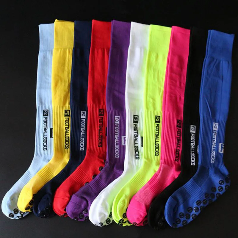 New Non-Slip Soccer Socks Breathable Knee High Towel Bottom Cycling Hiking Sports Training Long Football Socks for Men\'s woman