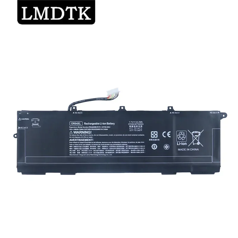 

LMDTK New OR04XL Laptop Battery For HP EliteBook x360 830 G5 G6 Series HSTNN-IB8U HSTNN-DB9C L34449-002 7.7V 53.2WH