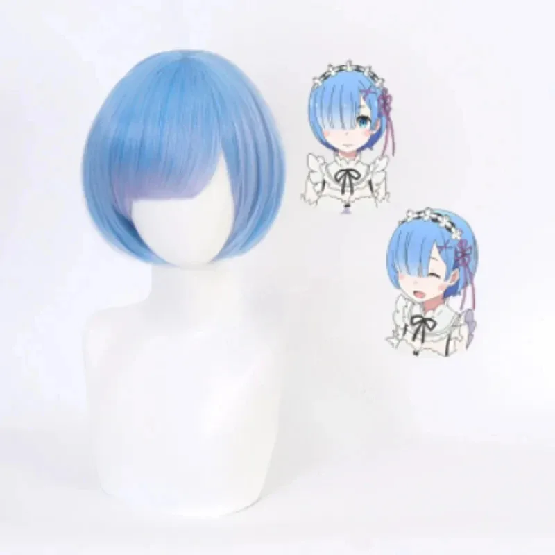 

Косплей Аниме Парик Жизнь в другом мире от нуля Рем Хэллоуин Необычные наряды Вечеринка Женщины G269V2UD Баран Костюм Реквизит Волосы