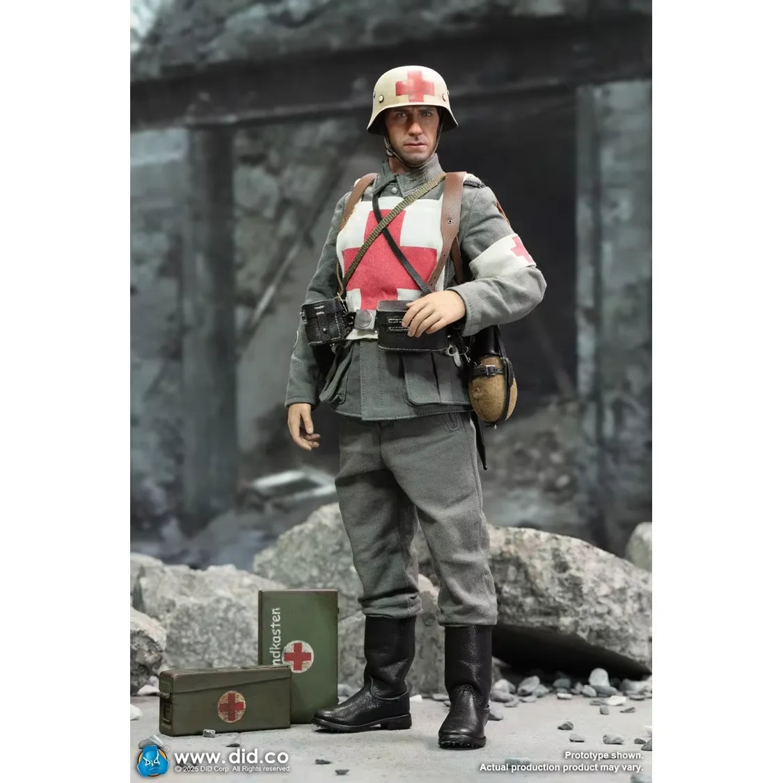 

Коллекционная модель-фигурка DID D80183 1/6: Медицинский офицер Второй мировой войны, 12 дюймов, полный комплект