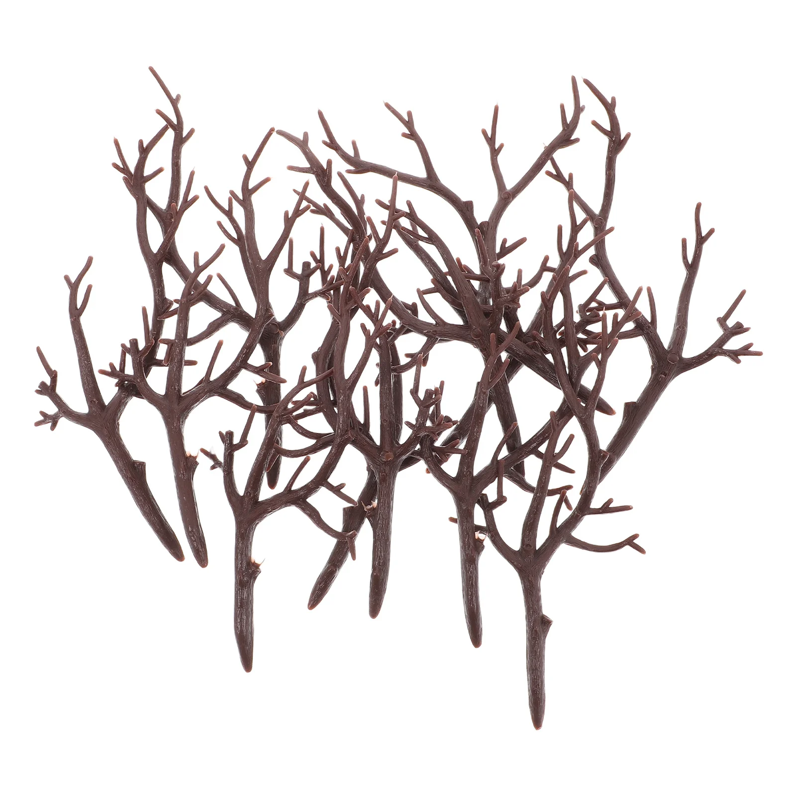

12Pcs Artificial Tree Branches Faux Dried Decorative Twigs for Wedding Halloween Christmas Centerpieces Fake Bark Antlers