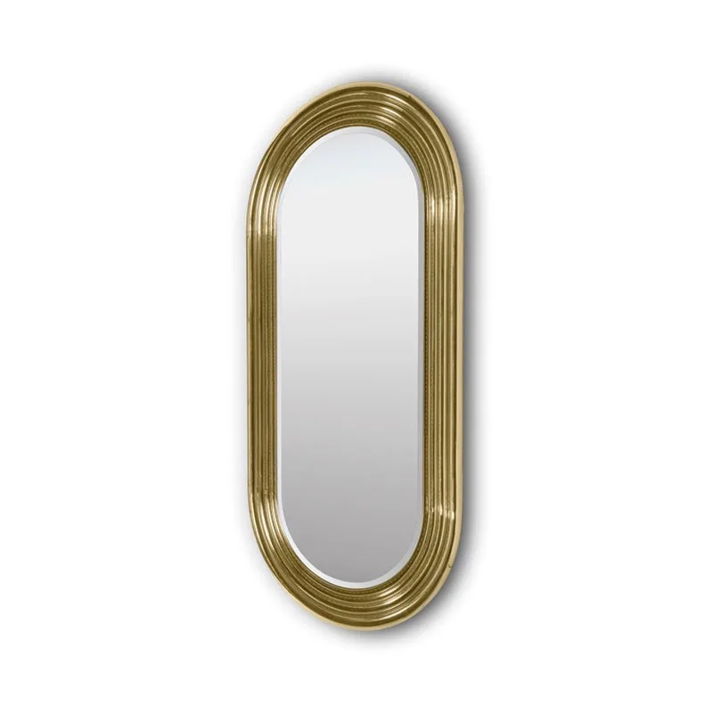 High-end villa with lamp, home wall-mounted vanity mirror, bedroom fitting mirror