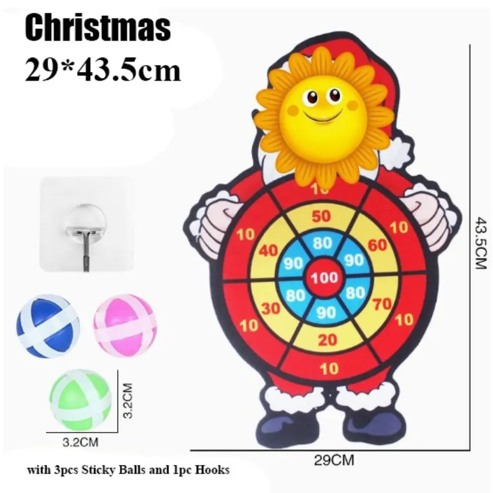 Zestaw do gry w rzucanie piłeczkami z haczykami, 3 przyklejane piłeczki, motyw zwierzęcy, różne style, kreskówkowy, dla dzieci, Montessori, gra sportowa, zabawki.