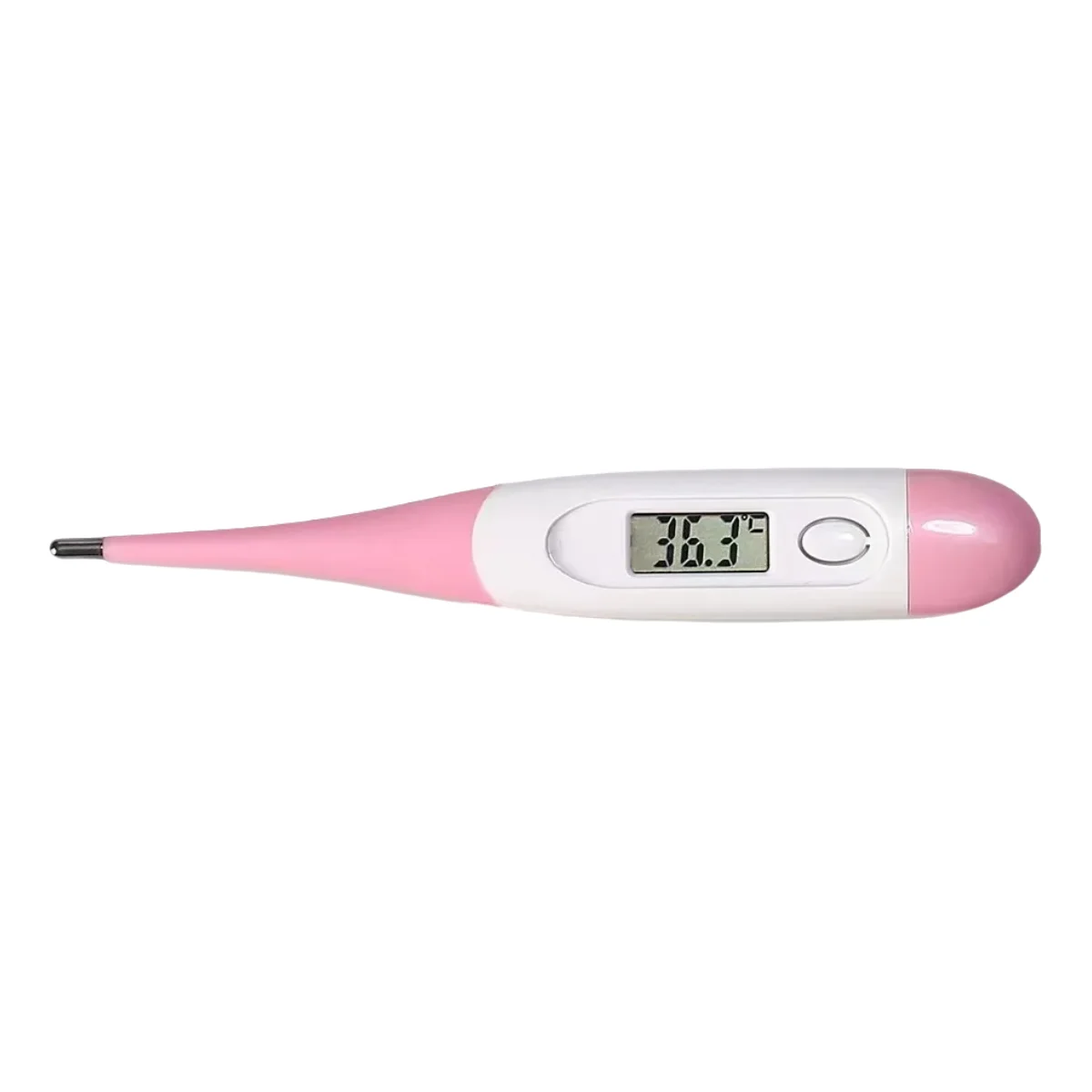 1PCS basal pink digital body Clinical fever Medical Equipment Tools Dry thermometers for people children Waterproof soft head