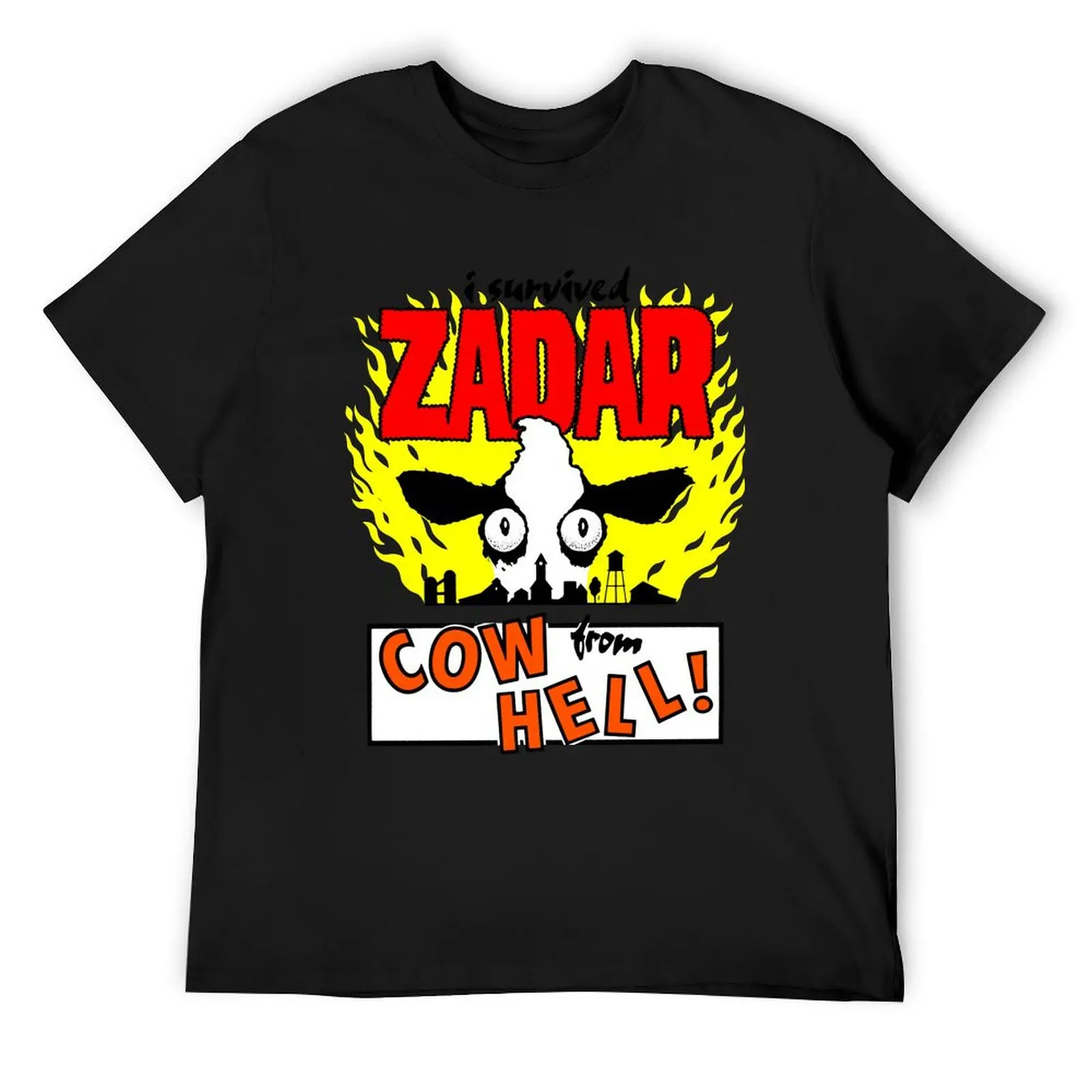 

Zadar Cow from Hell T-Shirt plus size tops plain anime shirts men