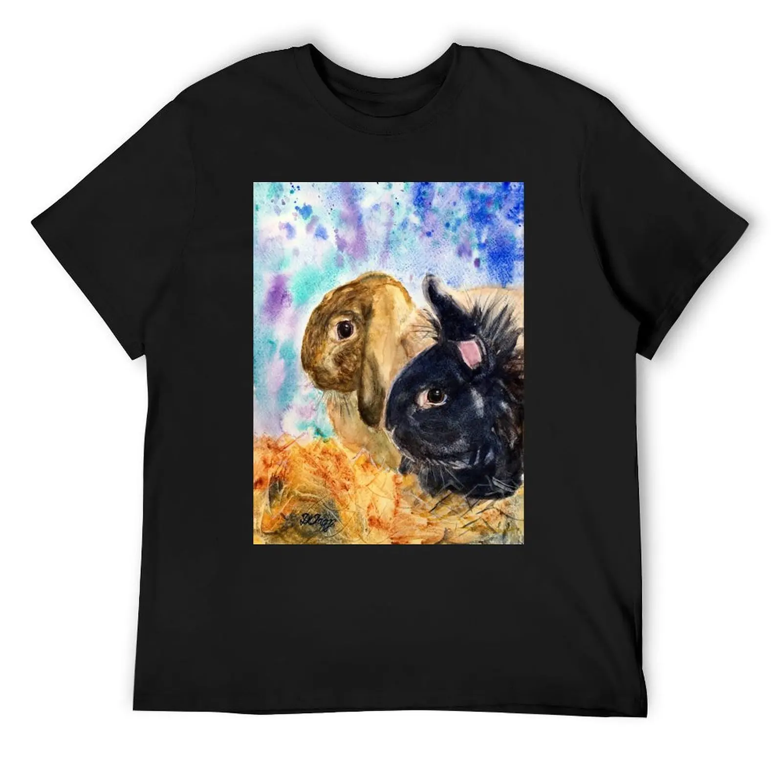 Alfie and Fearne: A watercolour portrait T-Shirt cute tops tops vintage t shirt men