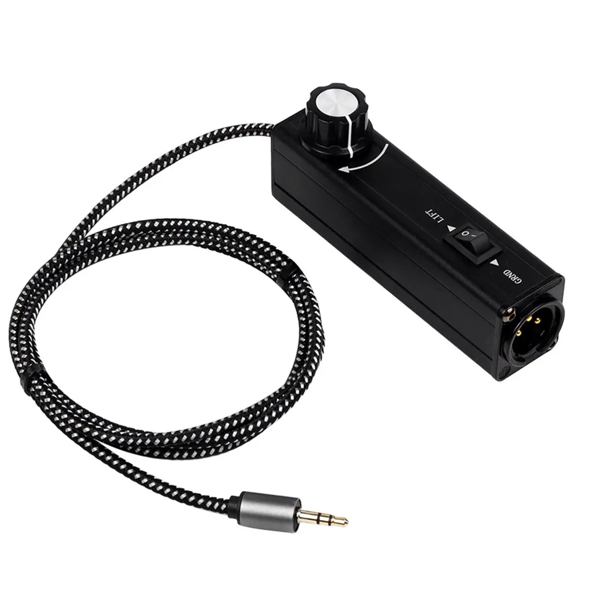New Electronics Stereo Ground Loop Isolator 3.5mm to XLR Audio Isolator Audio Noise Isolator Noise Suppressor Isolator