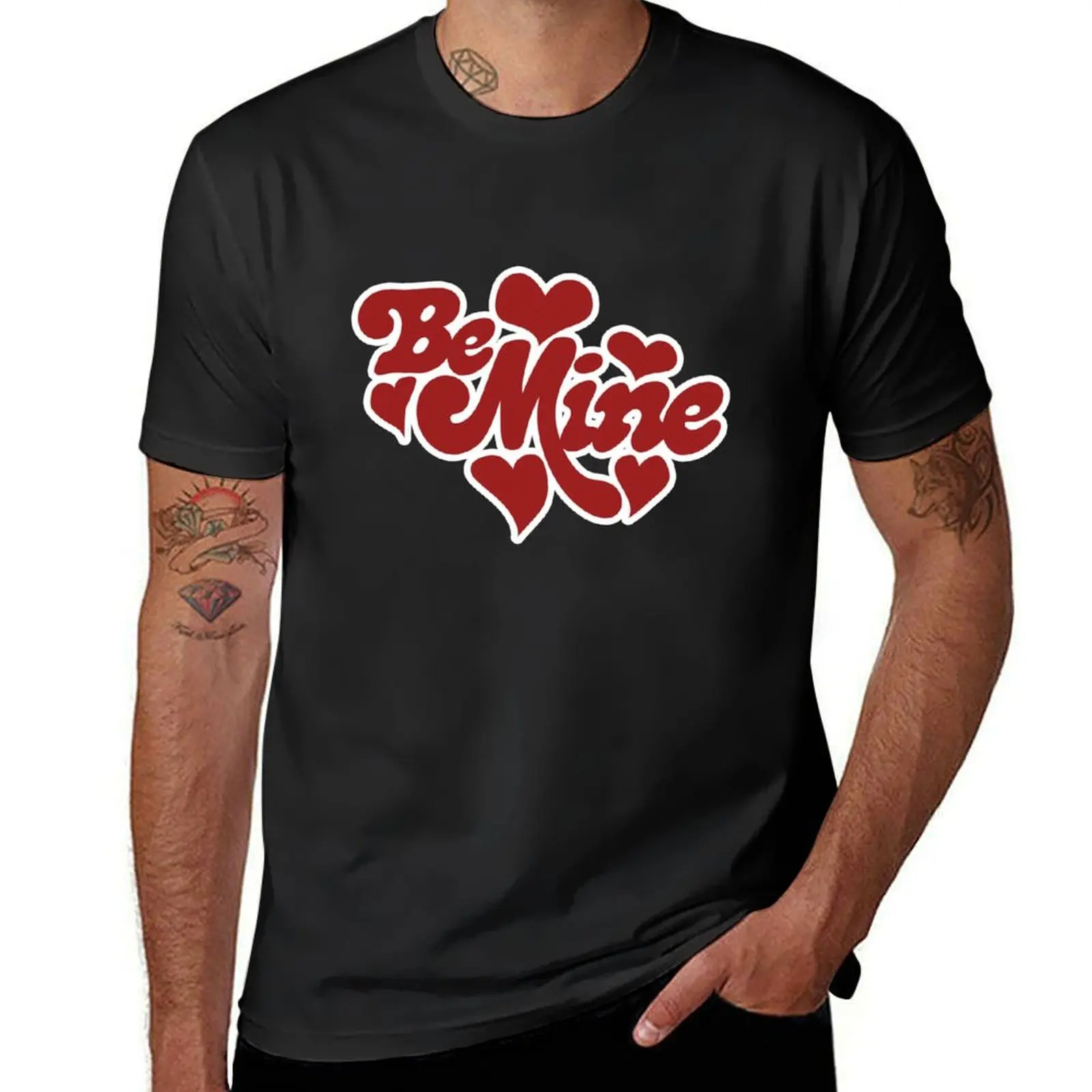 

Be mine T-Shirt customs blacks anime clothes mens t shirts