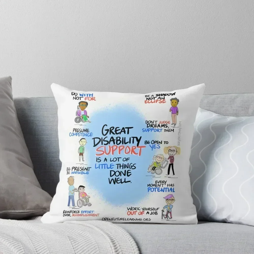 

Great Disability Support Throw Pillow sleeping pillows Pillow Decor bed pillows Cushions For Children pillow