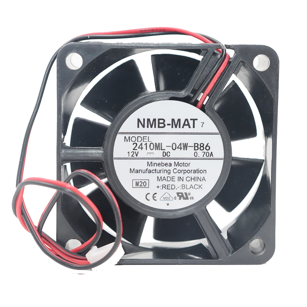 

Оригинальный вентилятор NMB 6025 12V 0.70A 6 см с регулировкой температуры и высоким воздушным потоком 2410ML-04W-B86 - Вентилятор для охлаждения процессора компьютера