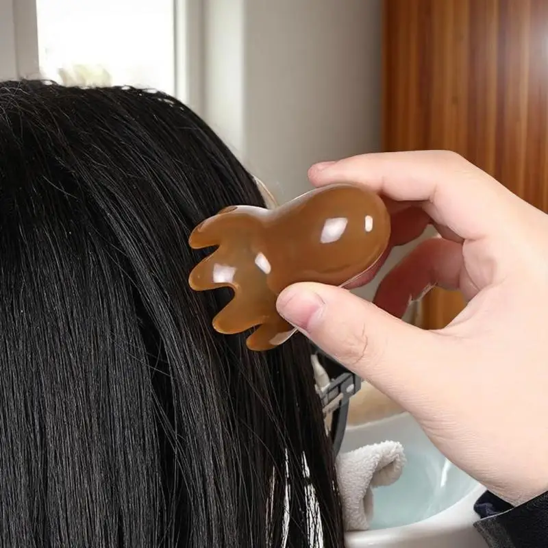 

Octopus Massage Comb Head Meridian Scraping Scalp Massage Brush Acupuncture Gua Sha Massage Comb Fatigue Relief Massage