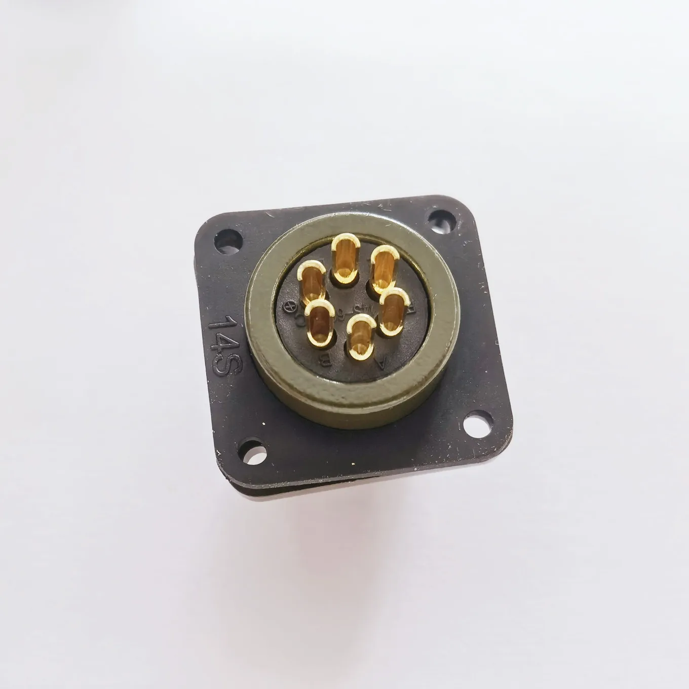 Original Neuer 100% 5015 Luftfahrtstecker MS3106A14S-6P MS3102A14S-6S 6-poliger Wasserdichter Gerader Steckverbinder – Detail 2