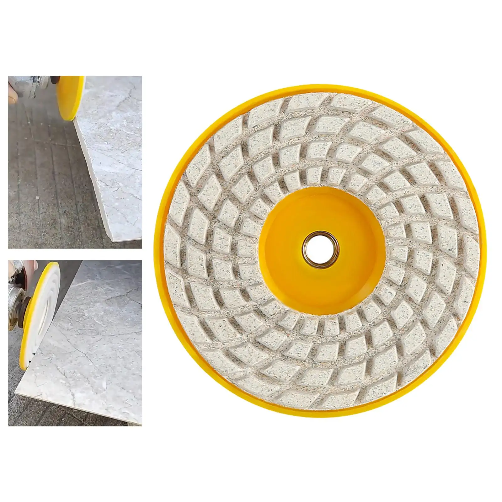 Diamante Resina Seco Polimento Pad, Multipurpose Nylon Shell, 100mm, 4"