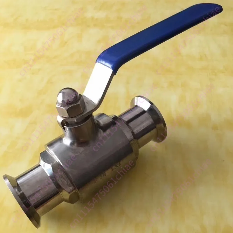Stainless steel quick-loading titanium ball valve, titanium alloy clamp ball valve
