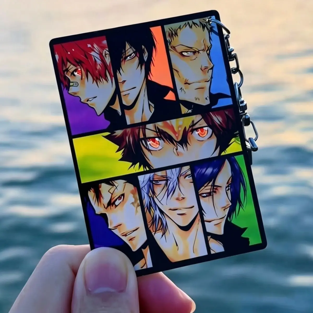 Llavero de Anime para Mujer, Vongola Famiglia, Llavero Acrílico para Hombre, HITMAN REBORN! Llavero con colgante, accesorios decorativos, regalo para un amigo