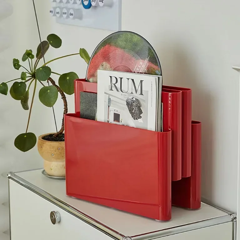 Medieval magazine rack Internet celebrity ins classic bookshelf Korean blogger same decorative bookshelf