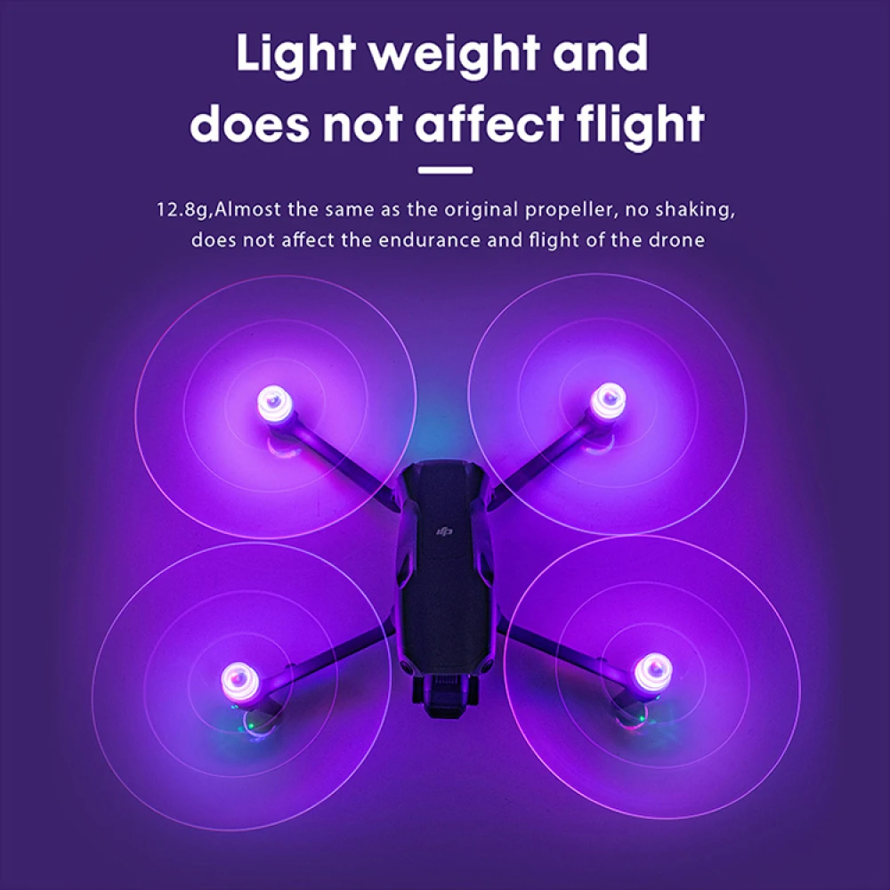 Drone Flash Ring Paddles LED Lights Blade Propeller for DJI AIR3 Night Flight Propeller Accessories