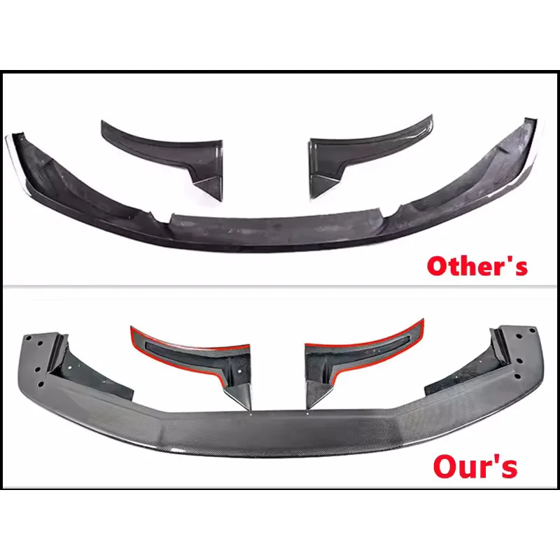 New! M3 F80 Front Lip Laptor style Carbon Fiber Front Bumper Splitter Lip Spoiler For BMW F80 F82 F83 M3 M4 2015-21