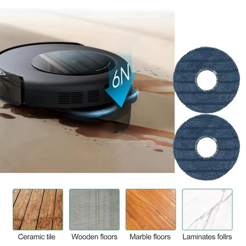 MAKE-Trapos de limpeza para Anker Eufy Sweeper Omni C20 Acessórios Peças de reposição para aspirador de pó