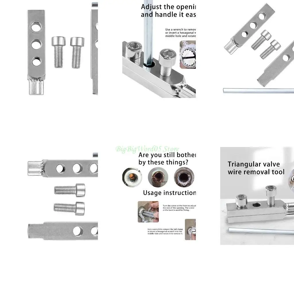 

24TE Faucet Valves Wire Water Pipe Broken Head Wire Extractor Tap Reverse