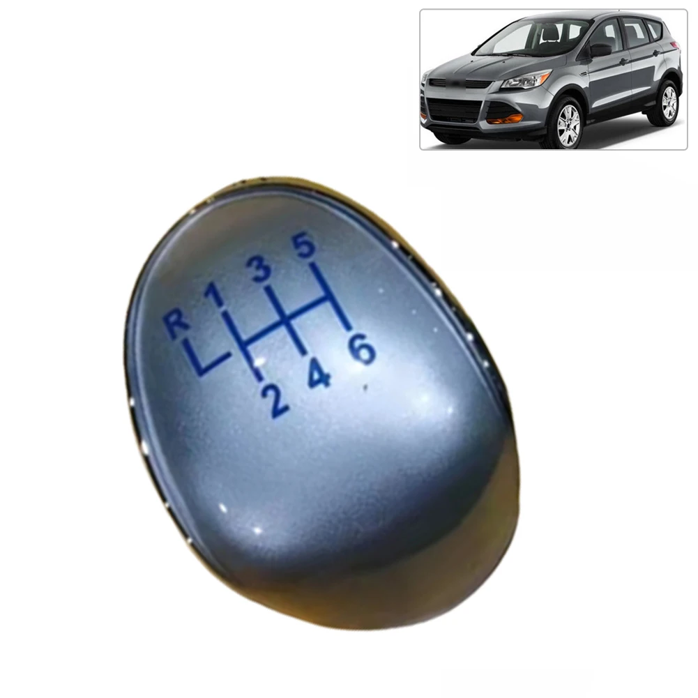 Car Gear Shift Knob Cover Replace for Head Silver Case For Ford for fiesta 13-Forward For Ford for Focus ST 12-15 High Quality