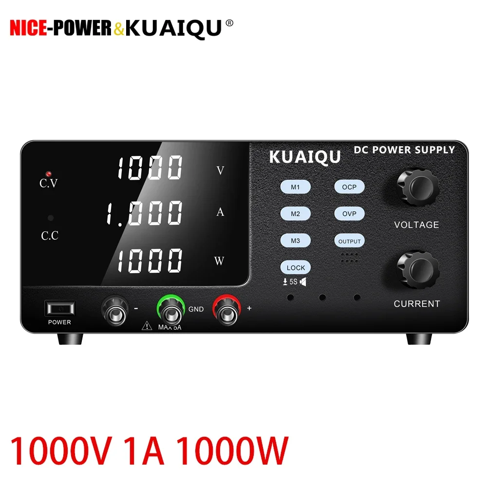 

【Brand new】Factory High Voltage 600V 800V 1000V 1A DC Lab Power Supply OCP Adjustable Switching Regulator for Solar Inverter Tes