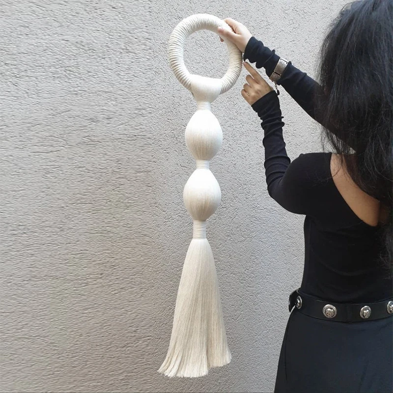 Macrame Art Weaving Handmade Wall Hangings Sphericity Art Wall Designs Home Decoration Wall Decor for Home Wall Living Room
