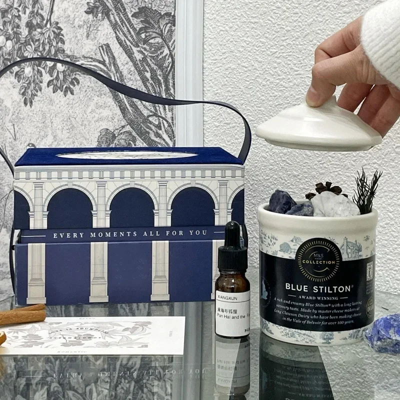 Comes with a gift box set, flameless aromatherapy, light luxury, and fresh air in bedroom, living room, bathroom