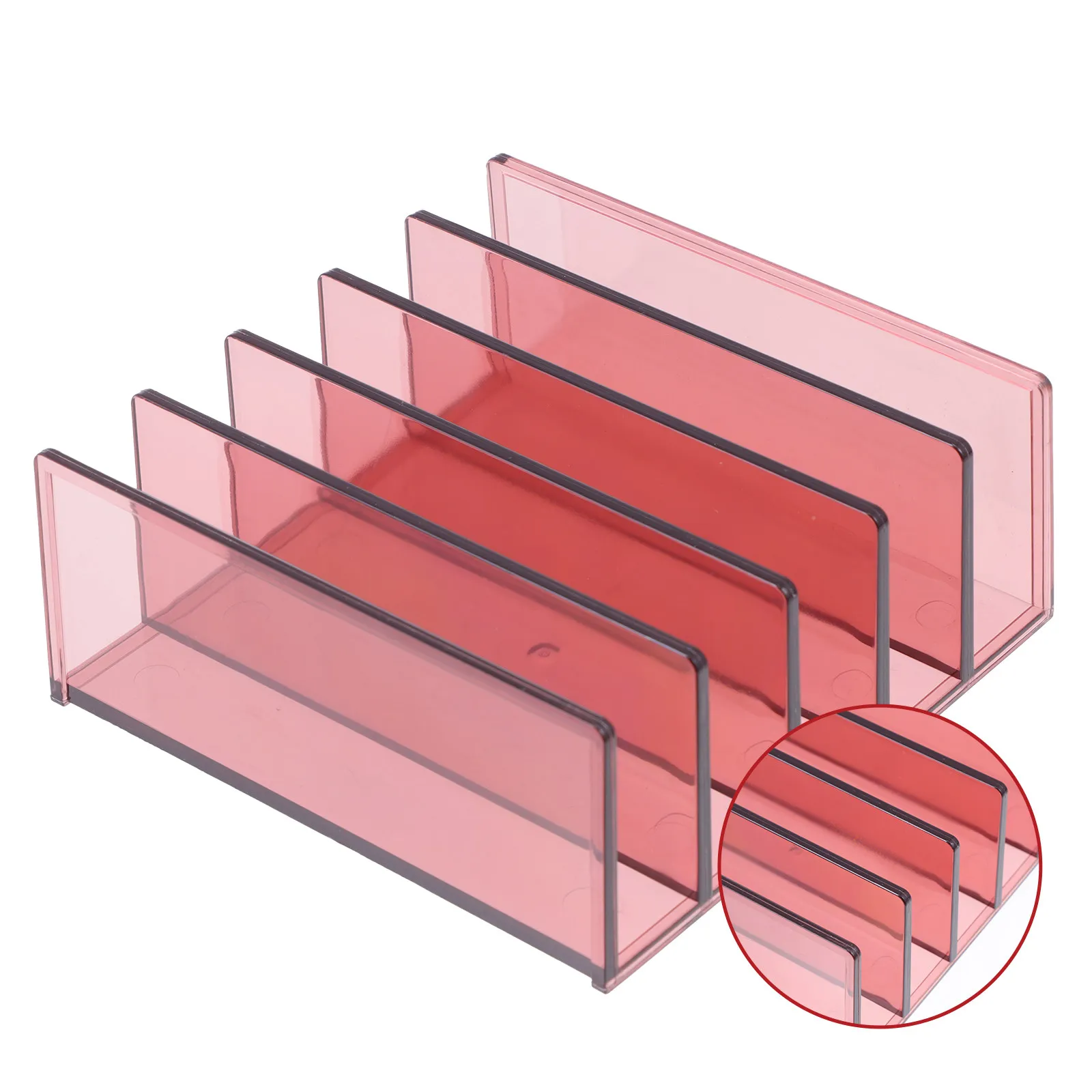 

Book Storage Rack Sturdy Vertical Desktop Organizer Office Filing Book Shelf File Holder Multi Purpose Storage Rack