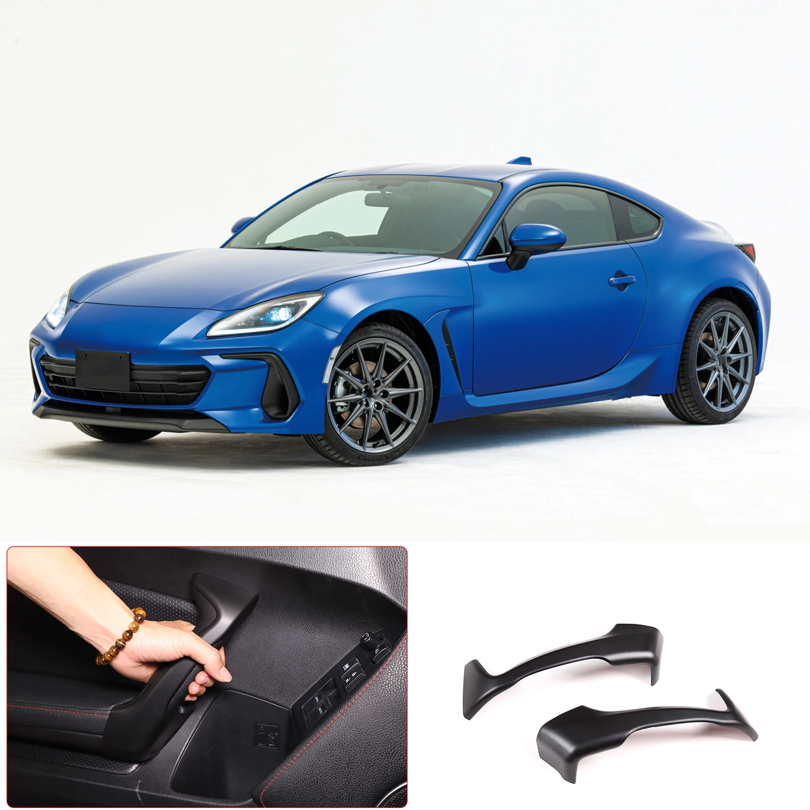 

For Toyota 86 Subaru BRZ 2012-2020 Car Inner Door Handle Protective Cover Decoration Sticker Protector Cover Trim Accessories