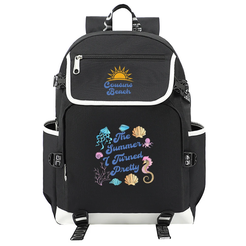 2023 Hot Tv Show Beach Shell Capacity Backpack The Summer I Turned Pretty Gift Fans School Bag Teentage Travel Rucksack Mochilas