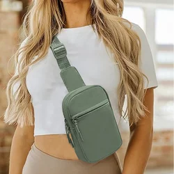 Chest Bag Mini Fashion Unisex Lightweight Pouch Shoulder Sling Bag Crossbody Sports Outdoor Running Travel Casual Bag