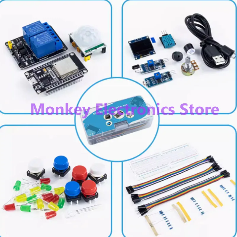 ESP32 Module Kit Starter Kit for ESP32 ESP-32S WIFI Module ESP32 WIFI Development Board Relay Display Sensor esp32 kit desenvolv