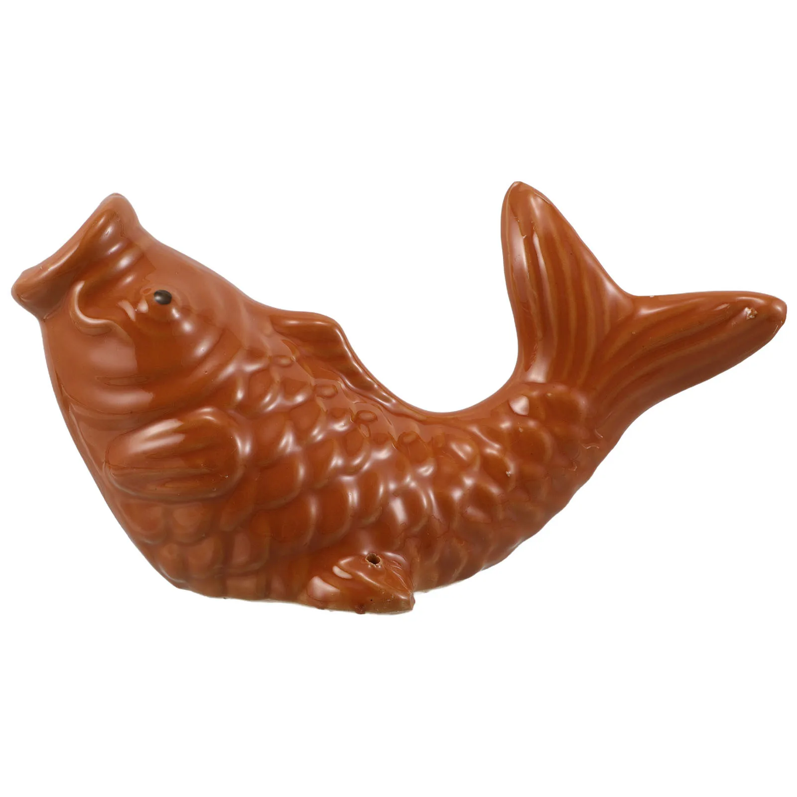 

Carp Shape Water Fountain Spitter for Garden Pond Courtyard - Elegant Ceramic Fish Spout with Smooth Finish and Serene Waterfall