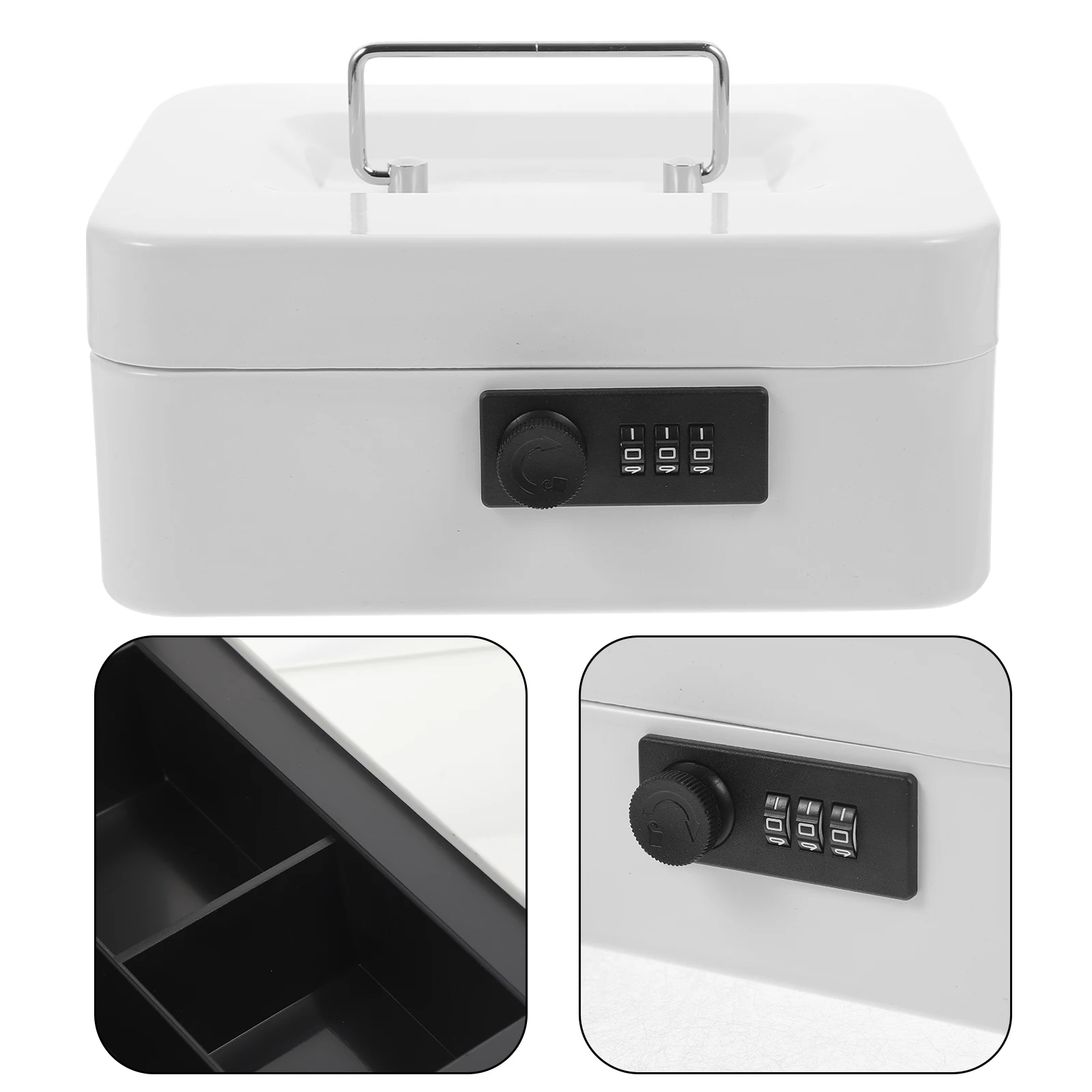 

Lockable With Home Metal Money For Coins Locking Organizer Lock Safe Cash With Lock Cash Lockable Box Small Metal Box For Kids