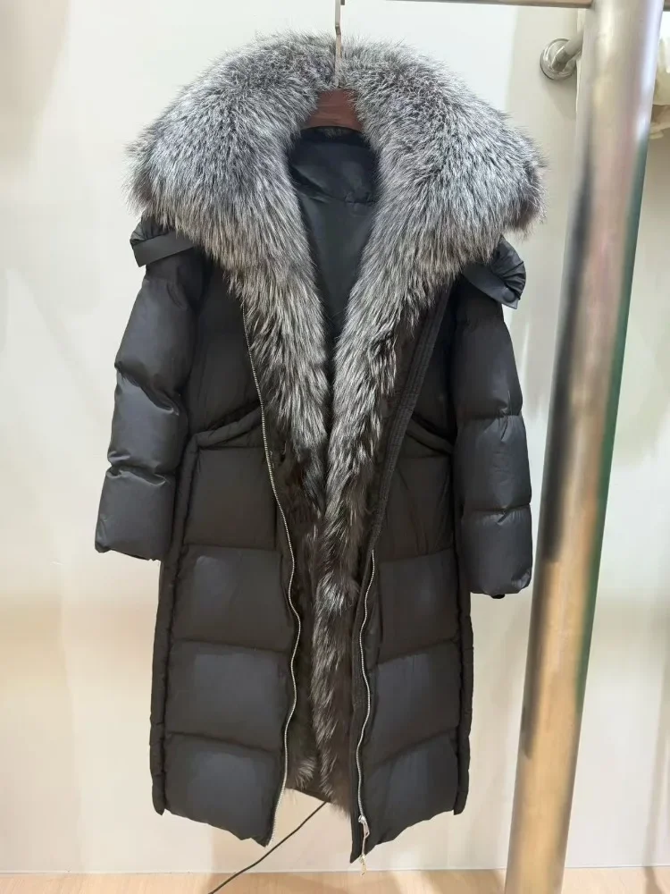 女性用リアルファー ジャケット 天然ファー使用 軽量パッド入りジャケット 衣類 女性用ダウンジャケット グースダウンコート