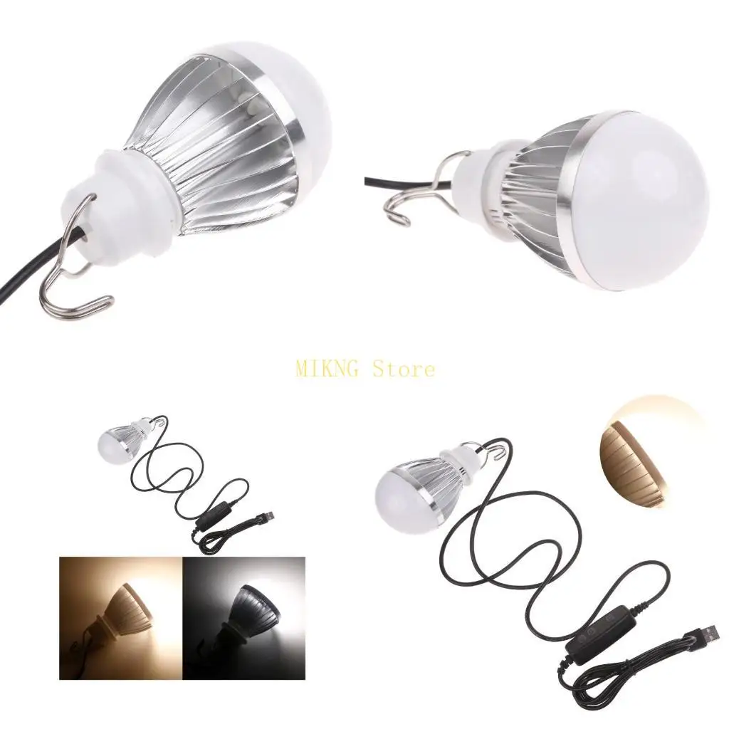 

Портативный USB Bulb 5 В 10 Вт с 1,9 -метровым интерфейсным кабелем USB для похода по рыбалке лучшая продажа