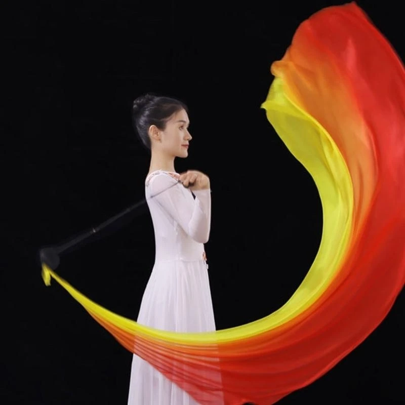 D0UB POI SCARF SILK VEIL POI BALL CAGNA DONNE DONNA DANNE DANCE SILK VELO POI