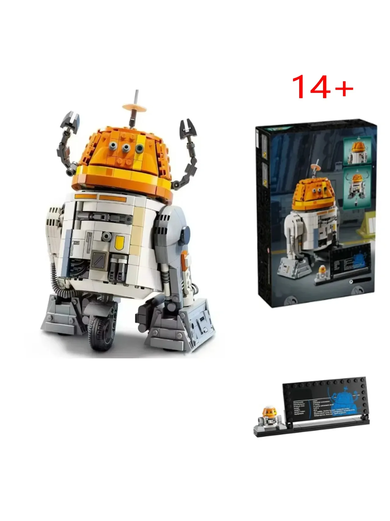 

В наличии Новые 1039 шт. творческий робот строительные блоки кирпичи 75416 игрушки для детей милые рождественские подарки на день рождения игрушки