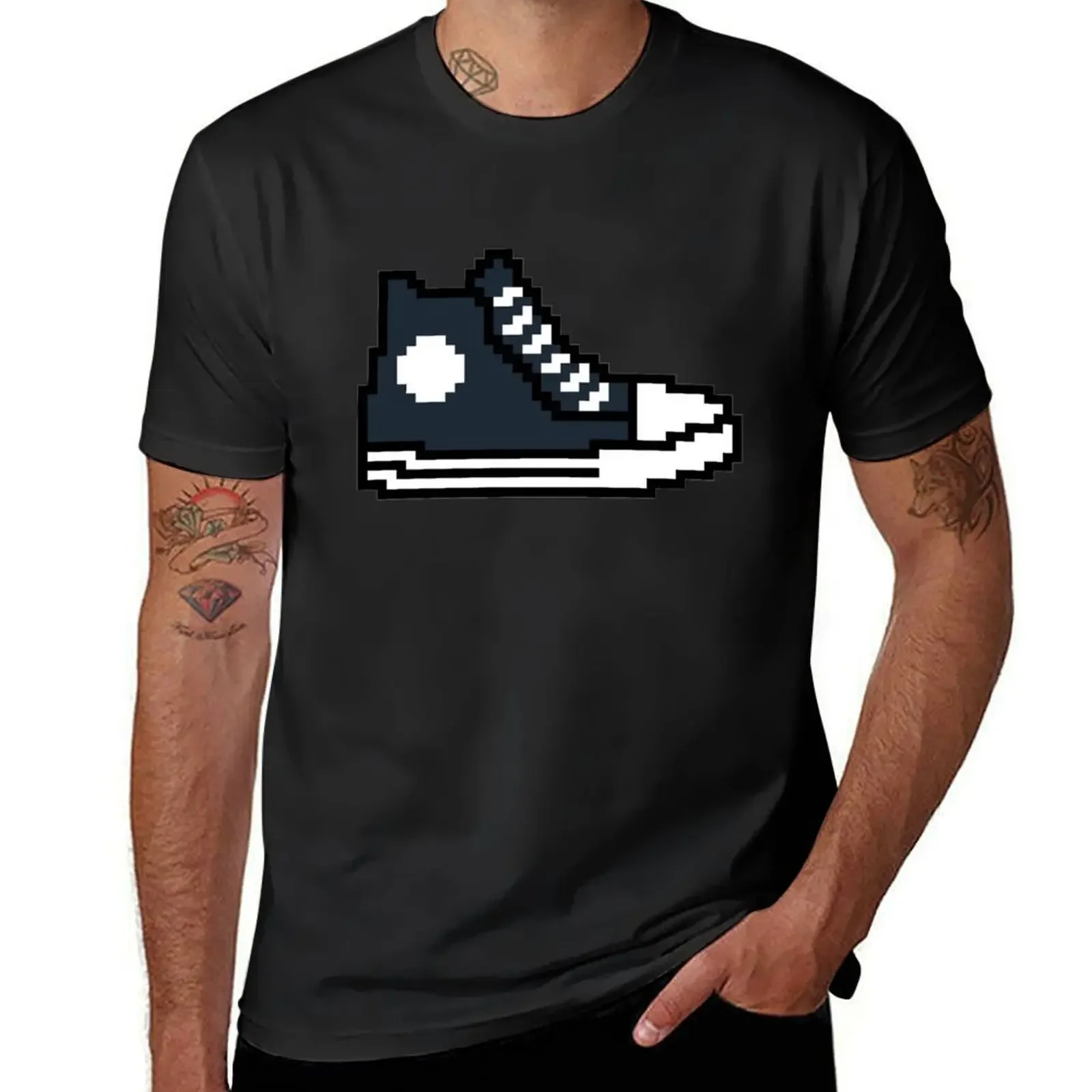 Fast and furious 8 bit shoe Ludacris / Tej Parker T-Shirt baggy shirts summer clothes cotton t shirt men