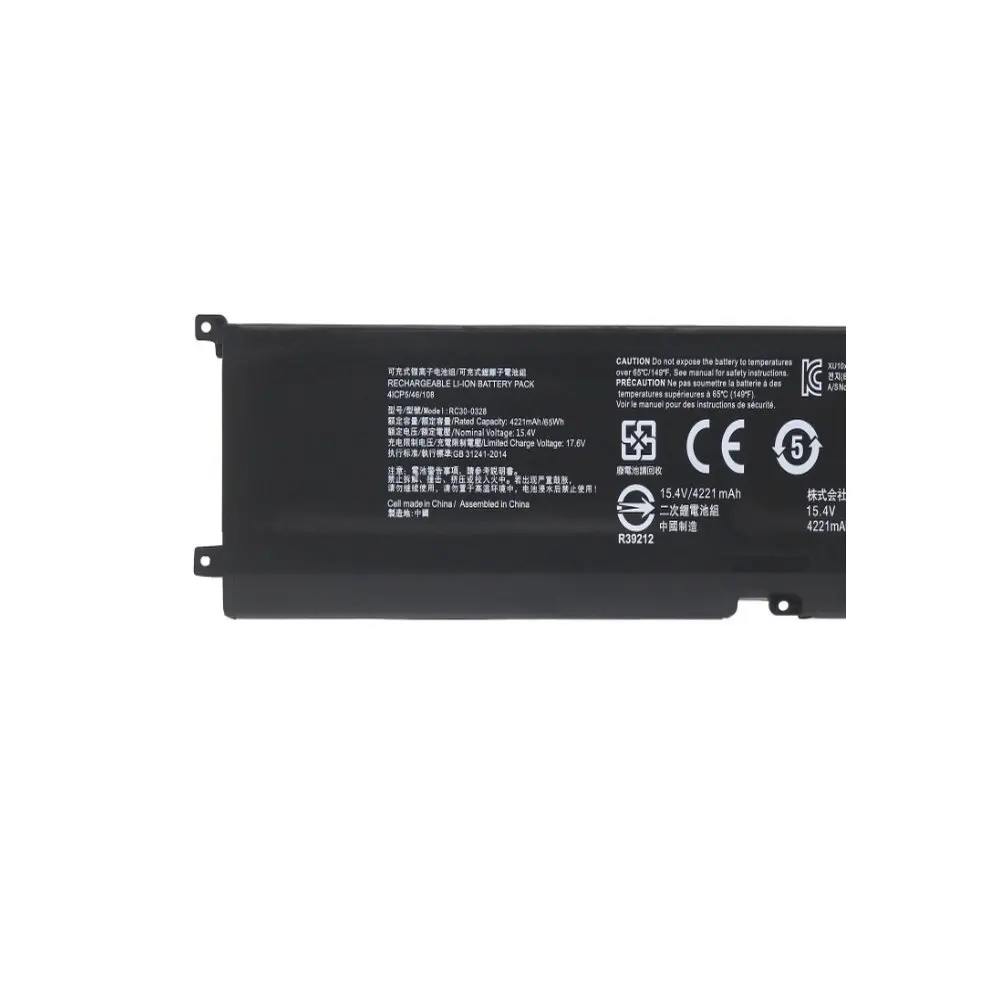 High Quality RC30-0328 Laptop Battery For Razer Blade 15 2020 RZ09-0328 RZ09-03304x RZ09-03305x RZ09-0330X 15.4V 4221mAh 65WH