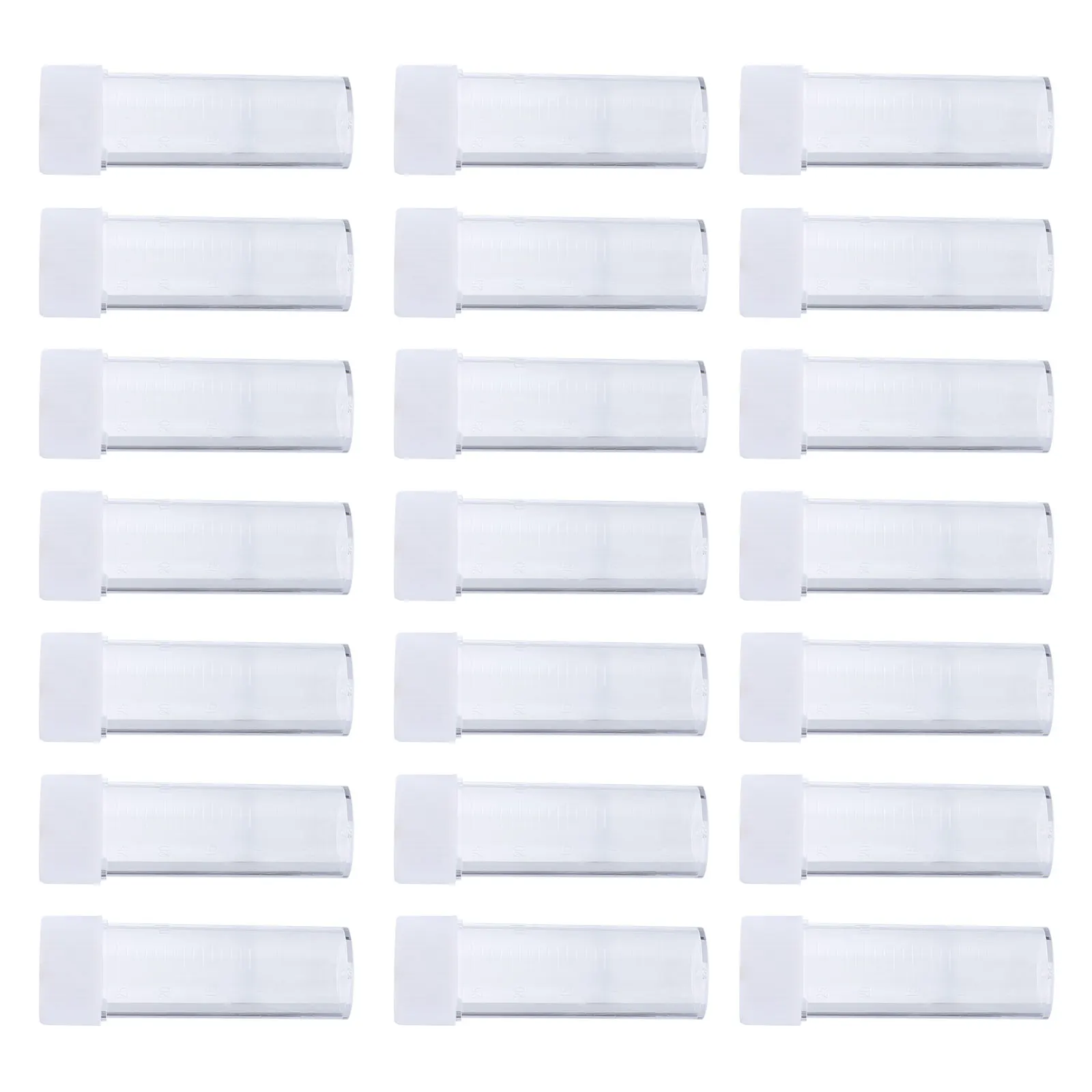 

50 Pcs Sputum Culture Bottle Clear Laboratory Plastic Test Tubes Sample Transparent Bottles Specimen Container For Chemistry