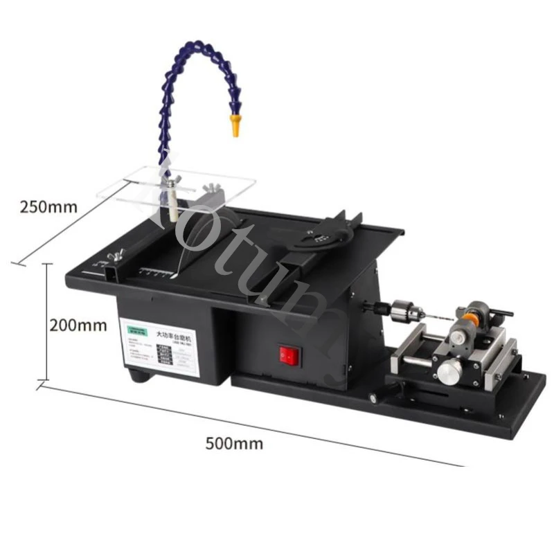 Multifunctional Jade Polishing MachineTable Saw Stone Jade Engraving Machine Jade Wood Metal Plastic Grinding Machine