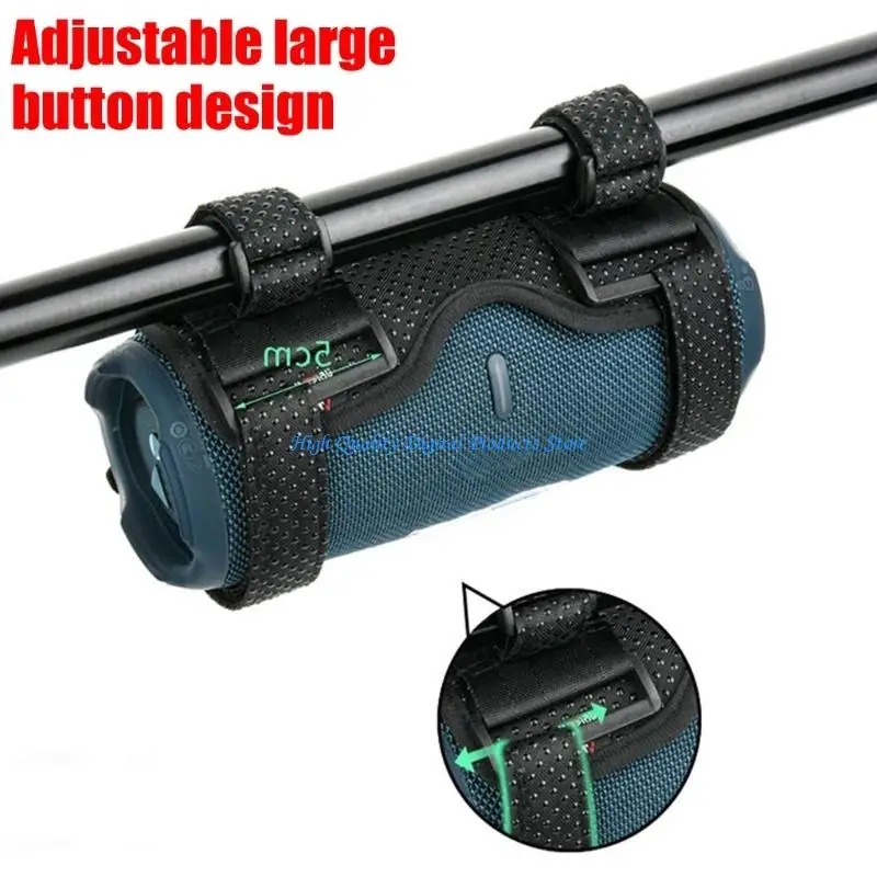 U2JE Bike Speaker Fastener Auditory Accessory For CHARGE 6/5 Outdoor Bike Mount Strap Nonslip  fot Multiple Speaker Models