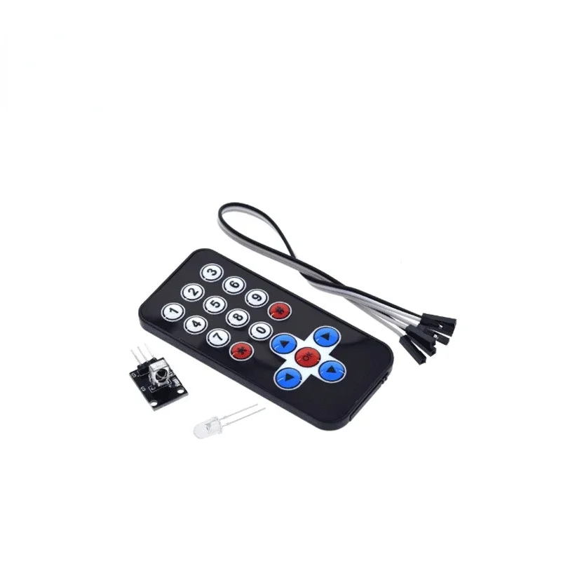 Set da 3 pezzi Kit modulo telecomando wireless a infrarossi Modulo ricevente a infrarossi codificato NEC per ARDUINO HX1838
