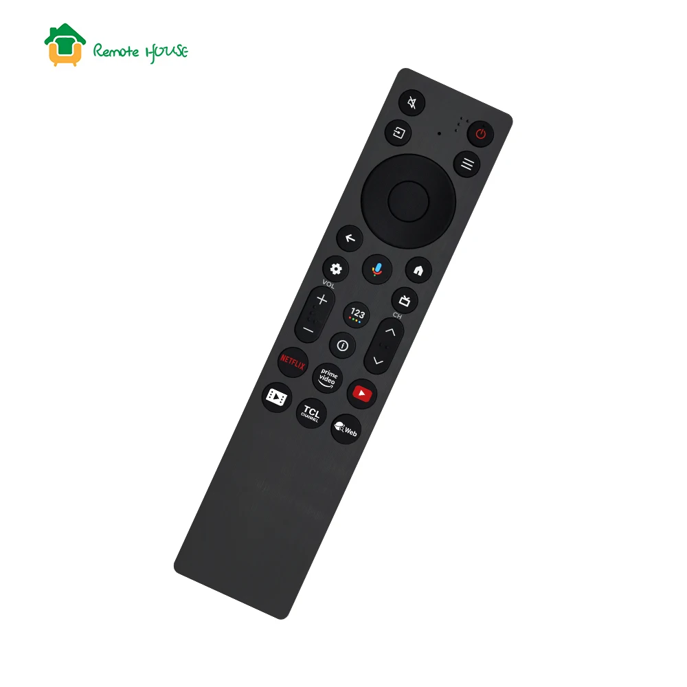 Pilot głosowy RC813A FMB1 kompatybilny z telewizorami TCL QLED 4K UHD Smart TV serii QM6K QM7K 85QM6K 98QM6K 55QM7K 65QM7K 75QM7K 85QM7K — zdjęcie produktu 6