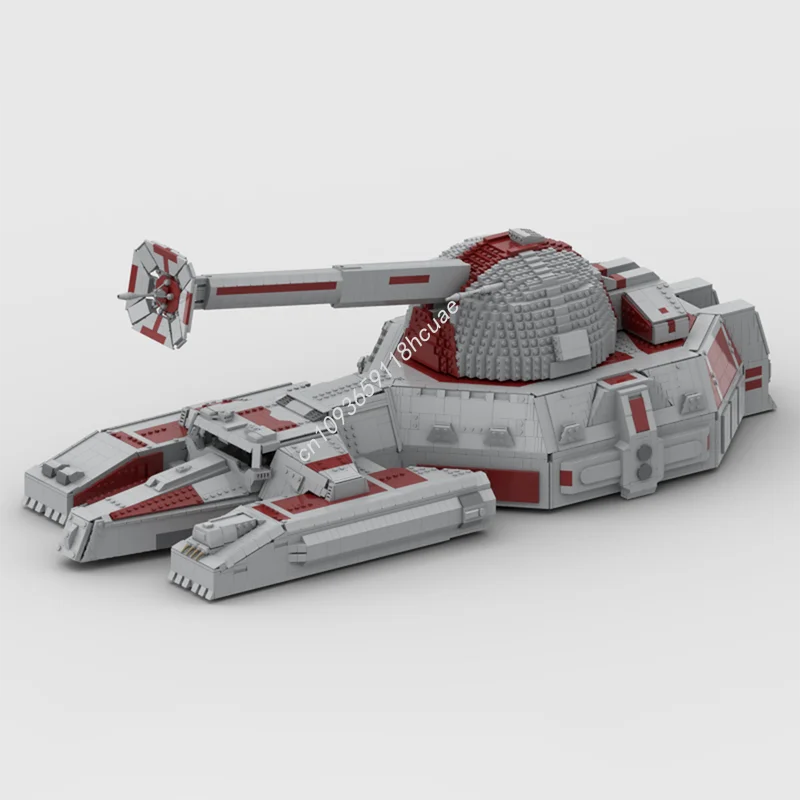 

6956 шт. MOC научно-фантастический фильм (STAR BATTLE) RX-200 штурмовой танк класса Falchion UCS модель здания фестиваль подарочная игрушка для мальчика