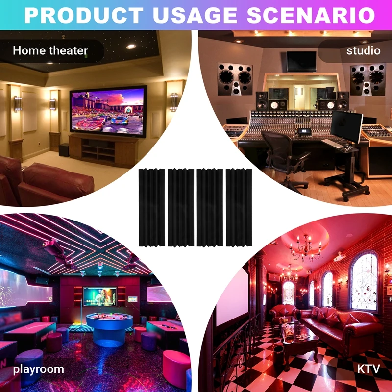 【B12B】4 Pcs Acousti…